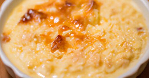 Zapečený dýňový rýžový pudink