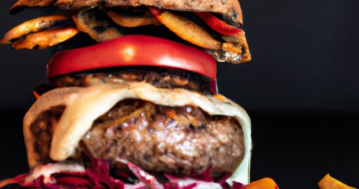 Hovězí burgery s hranolkami