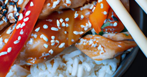 Losos s teriyaki omáčkou.