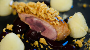 Kuře z čočky a hrachu