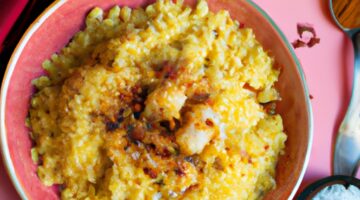 Kuskus s ovocem a mandlovým posypem