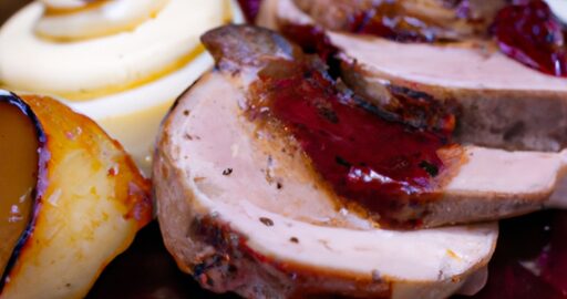 Pečený králík s medovou glazurou