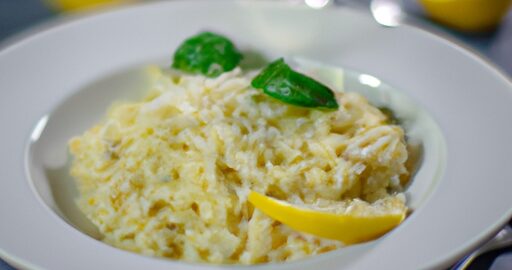 Risotto al limone