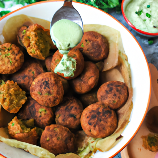 Falafel s tahini omáčkou