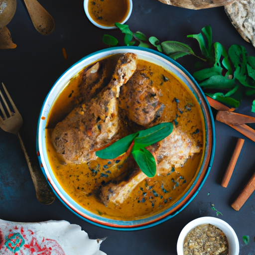 Marocký tagine s kuřecím masem