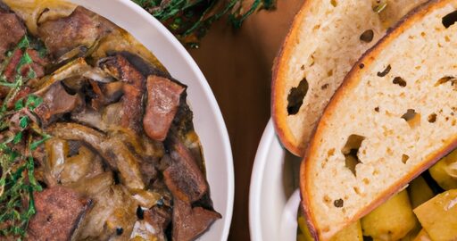 Pečené kuře s bramborami