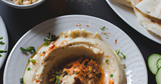 Humus a arabské pita chleby