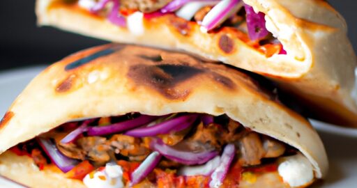 Kuřecí kofta s pita chlebem