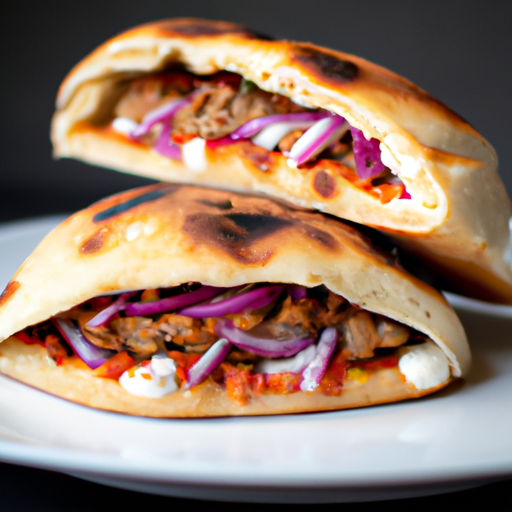 Kuřecí kofta s pita chlebem