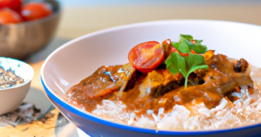 Rajčatové kari s kuřecím masem
