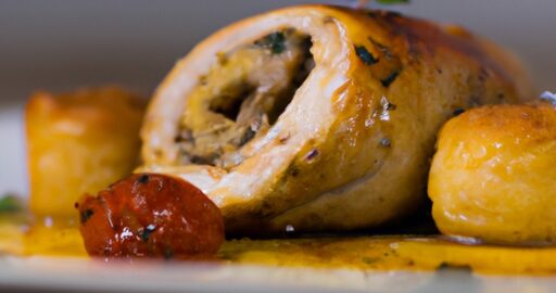 Pečený kachní stehno s meruňkovou omáčkou