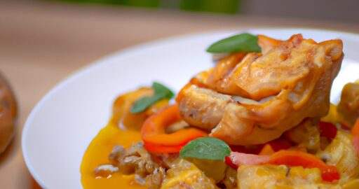 Kuře na česneku s bylinkovou omáčkou