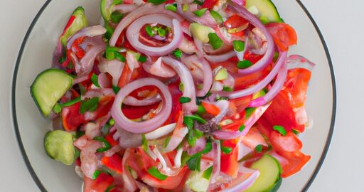 Jednoduchý korejský kimči salát.