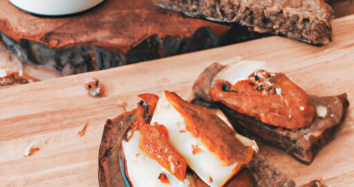 Dýňová polévka s grilovaným chlebem