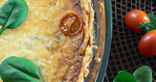 Sójový quiche s špenátem