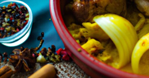 Kuřecí Tajine s olivami