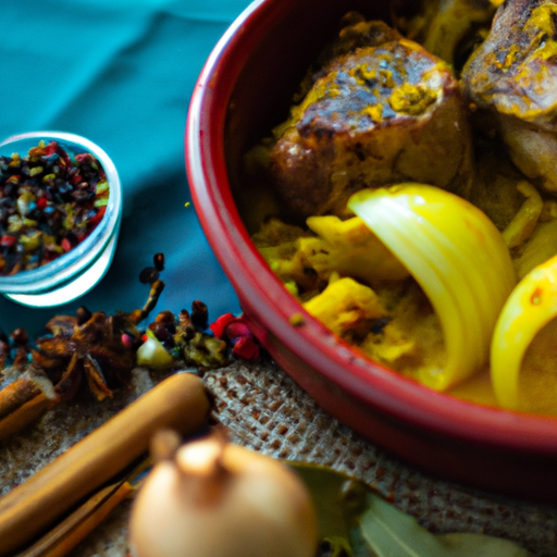 Kuřecí Tajine s olivami