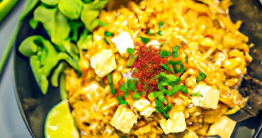 Sýrový pad Thai s tofu