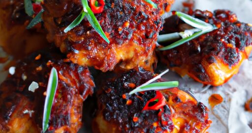 Kuře Buffalo s pikantním dipem