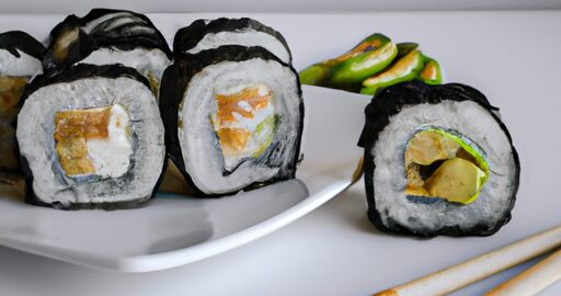Sushirolky s lososem a avokádem