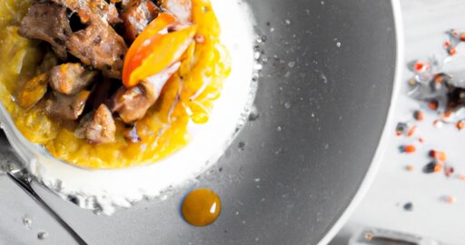 Kořeněný jahňecí pokrm s rýží