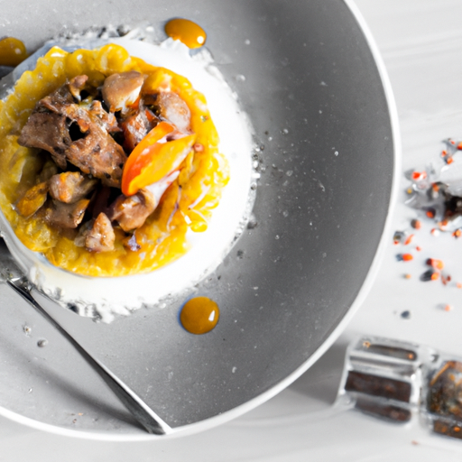 Kořeněný jahňecí pokrm s rýží