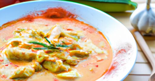 Kuře s kari a kokosovým mlékem