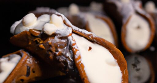 Cannoli s ricottou a čokoládovým krémem