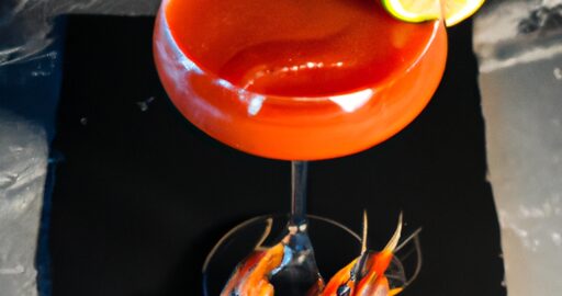 Krevetový koktejl s arašídovou omáčkou