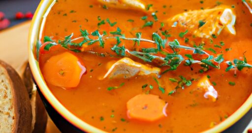 Hovězí guláš s chlebem