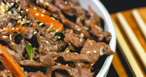 Korejská hovězí bulgogi