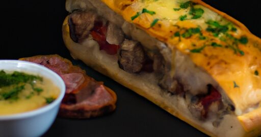 Cibulová polévka s křupavým bagetem