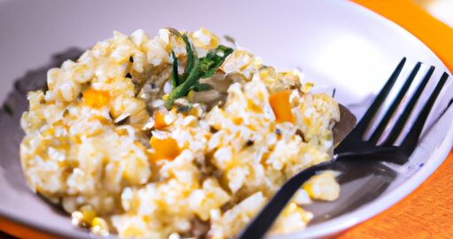 Risotto s houbami a parmezánem