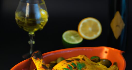 Tajine kuřecí s olivami a citronem