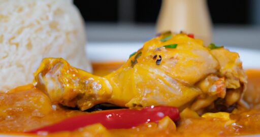 Kuře v kari omáčce s rýží