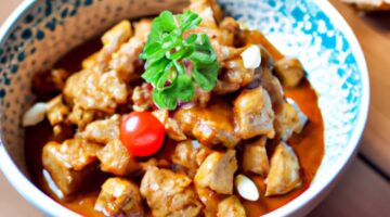 Cizrna a špenát v kari.