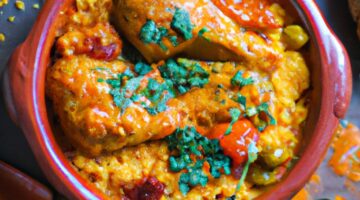 Marocká tajine sojových kuliček