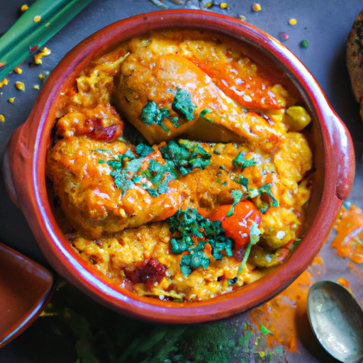 Marocká tajine sojových kuliček