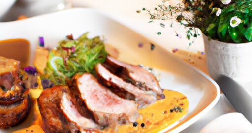 Kuře na vineře s hříbkovou omáčkou