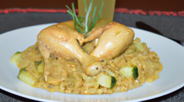 Kořeněné kuře s rýží a rozinkami