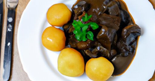 Boeuf bourguignon s hovězím masem