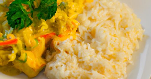 Korma s kuřecím masem a jogurtem