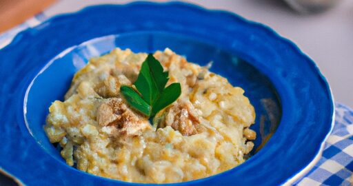 Risotto s hříbkami a parmezánem