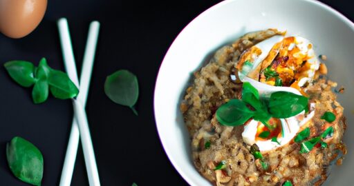 Ramen s kuřecími nudlemi a vajíčkem.