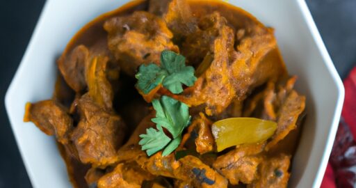 Kuře vindaloo s kardamomem a rajčaty