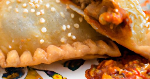 Empanadas con carne ajiaco.