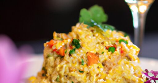 Risotto s houbami a šafránem