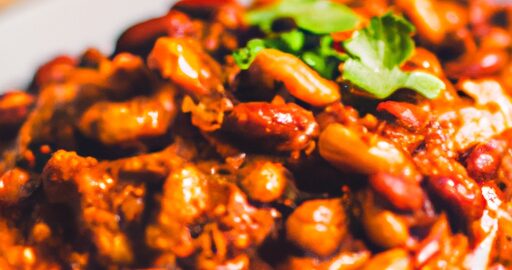 Rajma masala s rýží.