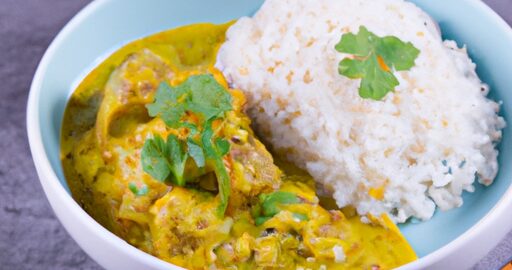 Indonéská kokosová kari polévka