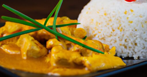 Indonéská kuřecí kari s rýží